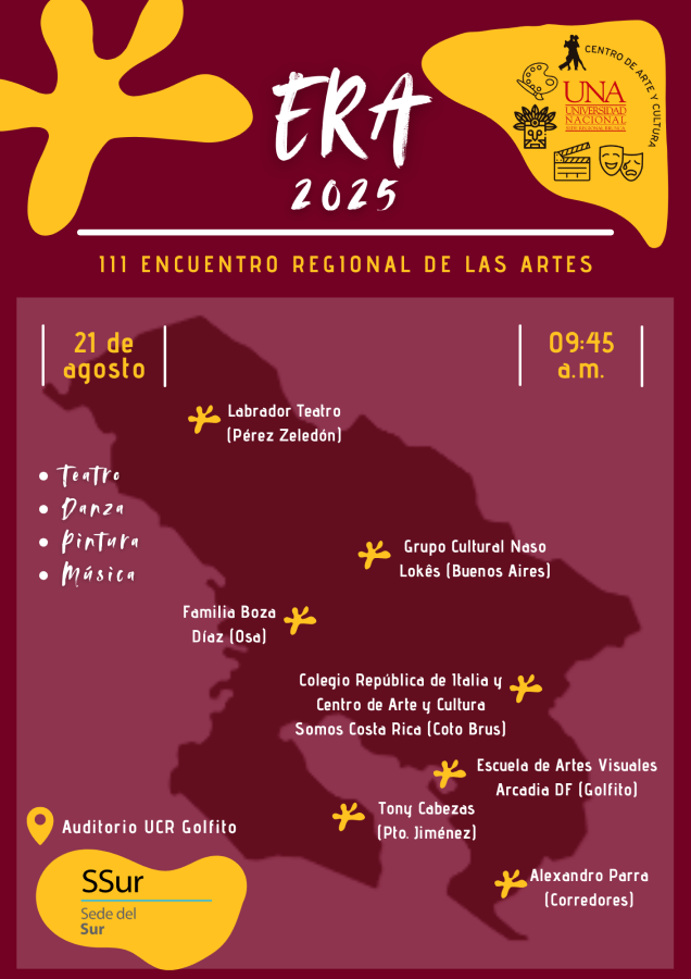 Afiche III Encuentro Regional de las Artes